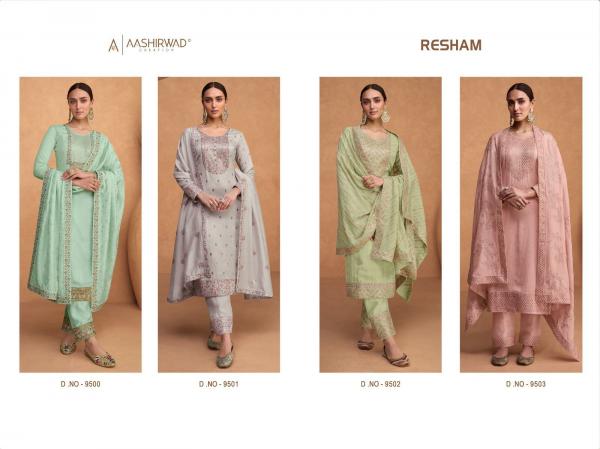 Aashirwad Gulkand Resham Designer Salwar Suit Collection